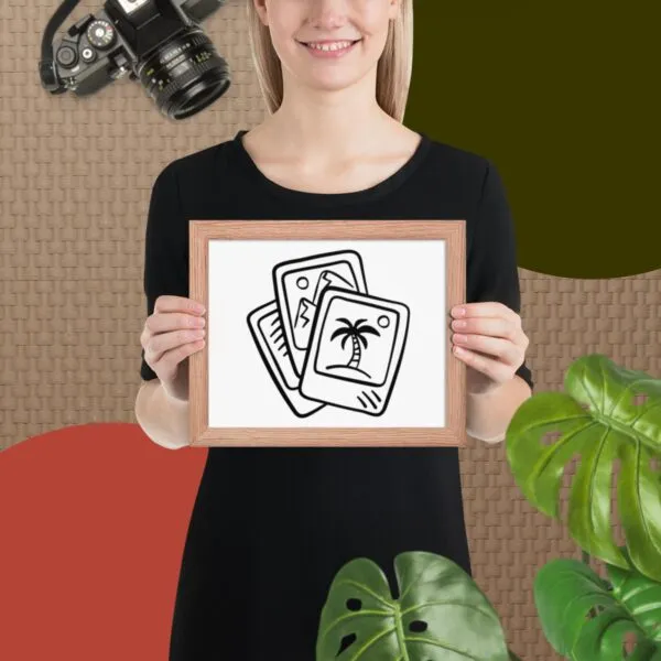 Premium Luster Photo Paper Framed Print
