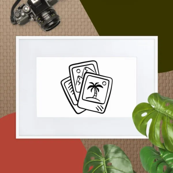 Matte Paper Framed Print With Mat - Image 8
