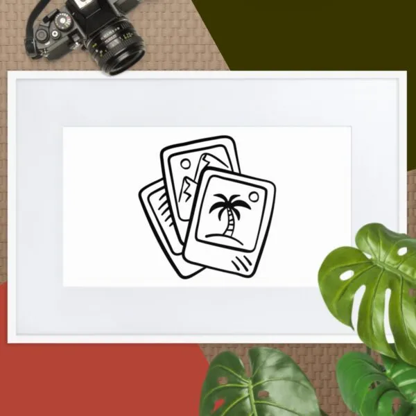 Matte Paper Framed Print With Mat - Image 6