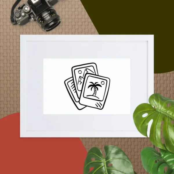 Matte Paper Framed Print With Mat - Image 5