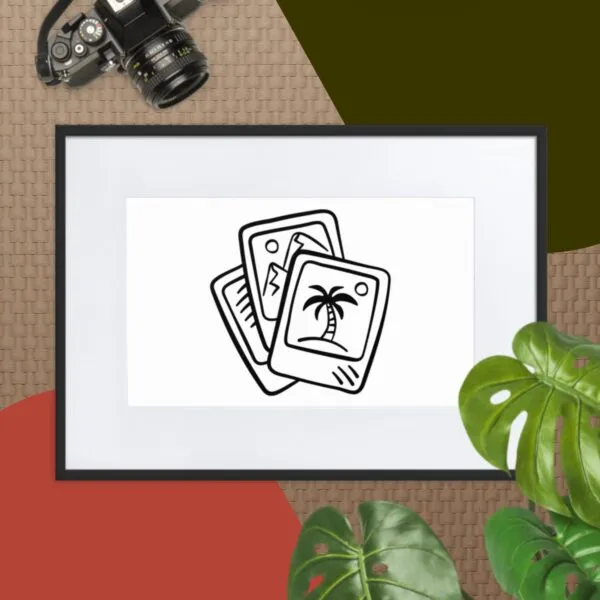Matte Paper Framed Print With Mat - Image 4