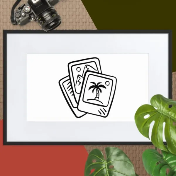 Matte Paper Framed Print With Mat - Image 2